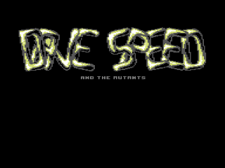 Mutants title screen for Commodore 64